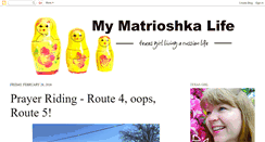 Desktop Screenshot of mymatrioshkalife.com