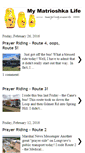 Mobile Screenshot of mymatrioshkalife.com